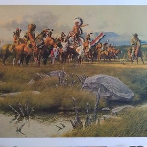 Frank McCarthy artist print. "Forbidden Land" 1978. Signed and numbered